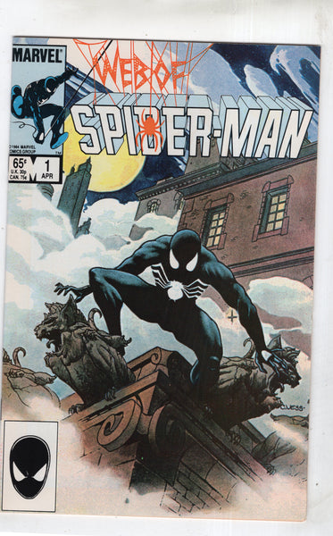 Web Of Spider-Man #1 The Black Costume! Modern Age Key VF