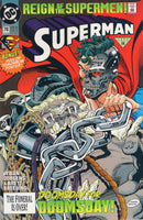 Superman #78 Reign Of The Supermen Standard Cover w/ Poster Insert VF
