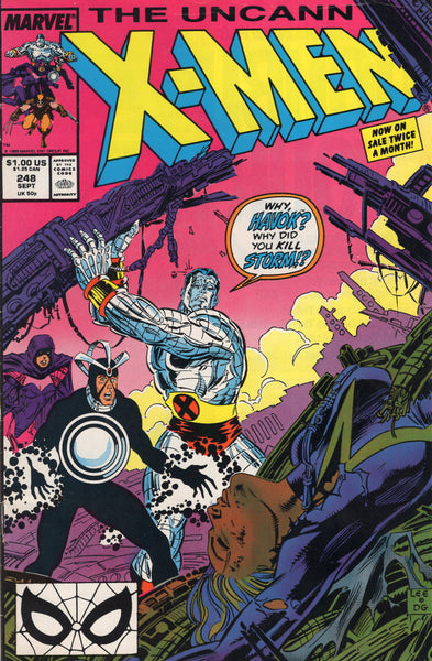 Uncanny X-Men #248 First Jim Lee X-Men Art F/VF