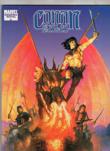 Marvel Graphic Novel Conan Of The Isles HTF First Print FN
