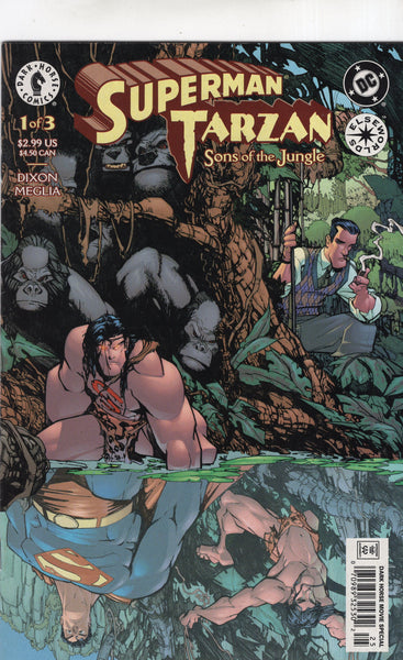 Superman / Tarzan Sons Of The Jungle #1 of 3 Dark Horse DC Crossover VF