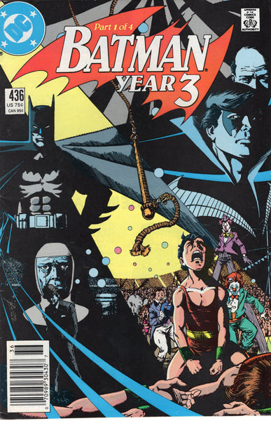 Batman #436 Year 3 Part 1 News Stand Variant VF