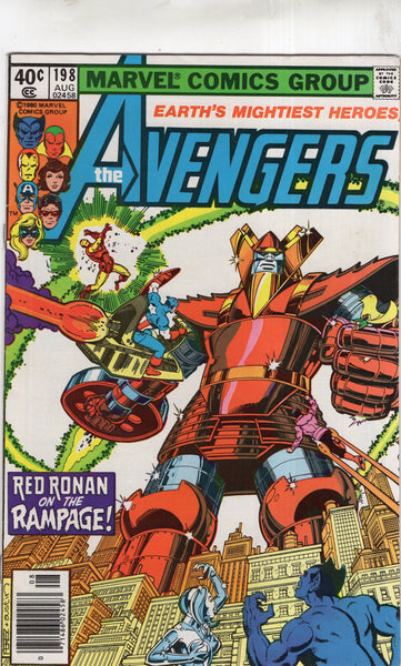Avengers #198 Red Ronan On The Rampage! FVF