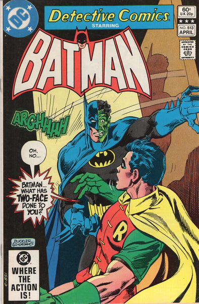 Detective Comics #513 "What Has Two-Face Done To You?" FVF