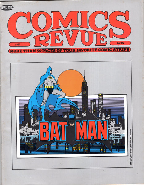 Comics Revue #41 Batman! HTF Fanzine FVF