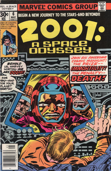 2001: A Space Odyssey #6 "The Penalty - Death!" Bronze Age Kirby Classic FN