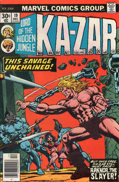 Ka-Zar #19 The Savage Unchained Bronze Age Series FVF