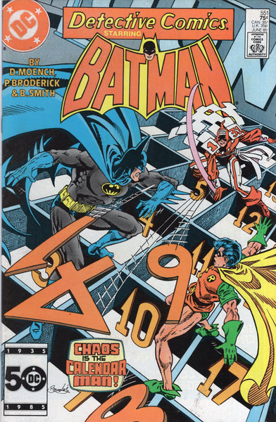 Detective Comics #551 "Chaos Is The Calendar Man!" FVF