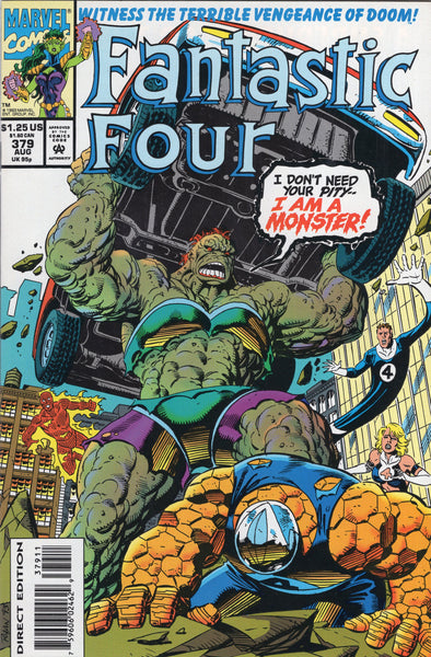 Fantastic Four #379 "I Don't Need your Pity..." VF