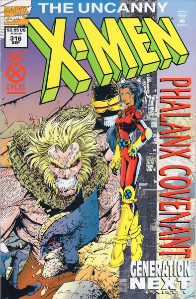 Uncanny X-Men #316 The Phalanx Covenant Fancy Foil Cover NM-