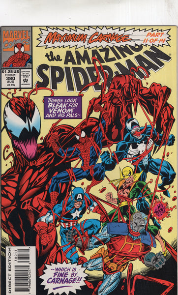 Amazing Spider-Man #380 Maximum Carnage! VFNM