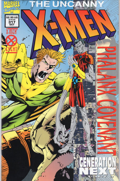 Uncanny X-Men #317 The Phalanx Covenant!  Fancy Foil Cover VFNM