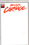 Absolute Carnage #1 Blank Sketch Cover Variant VF