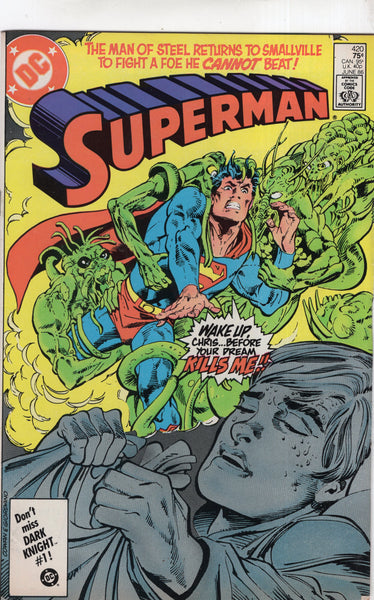 Superman #420 The Dream Kills! FN