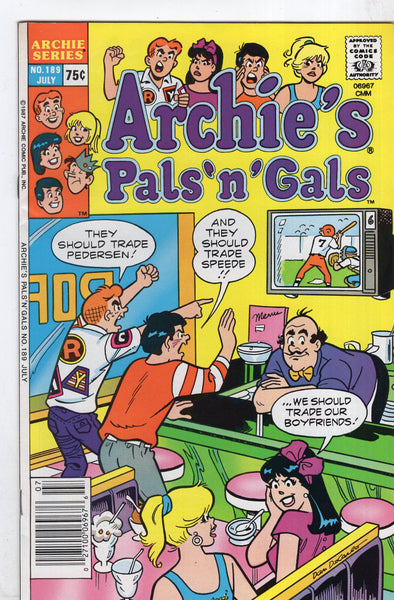 Archie's Pals 'N' Gals #189 VGFN