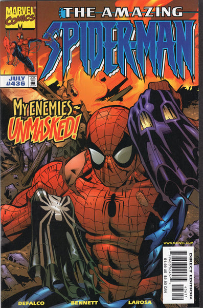 Amazing Spider-Man #436 The Black Tarantula Unmasked! VFNM