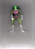 She-Hulk Action Figure 7" 1996 Marvel Toy Biz No Gamma Gun Nice Clean Condition