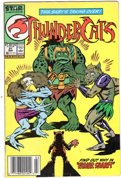 Thundercats #21 HTF Later Issue Star Comics News Stand Variant VG