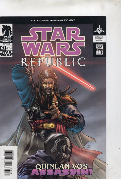 Star Wars Republic #63 First Darth Andeddu! Dark Horse FVF