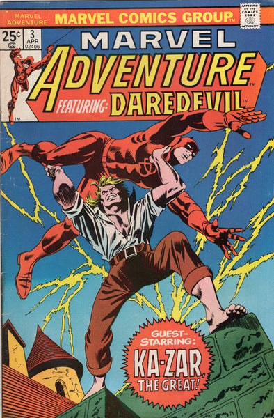 Marvel Adventure #3 Featuring Daredevil! Bronze Age REPRINT series VG