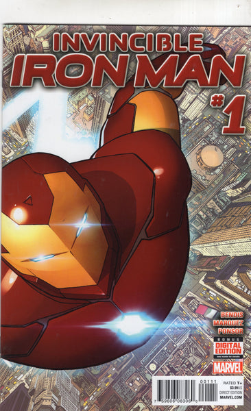 Invincible Iron Man #1 Wrap Around Cover VFNM
