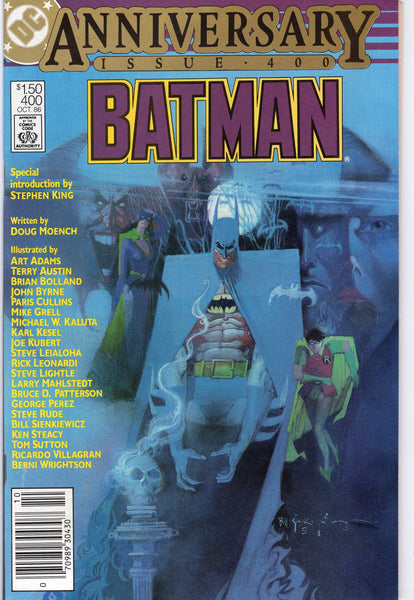 Batman #400 Stephen King And Friends HTF News Stand Variant 1986 VF