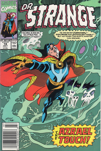 Dr. Strange Sorcerer Supreme #19 The Azrael Touch! Colan Art News Stand Variant VFNM