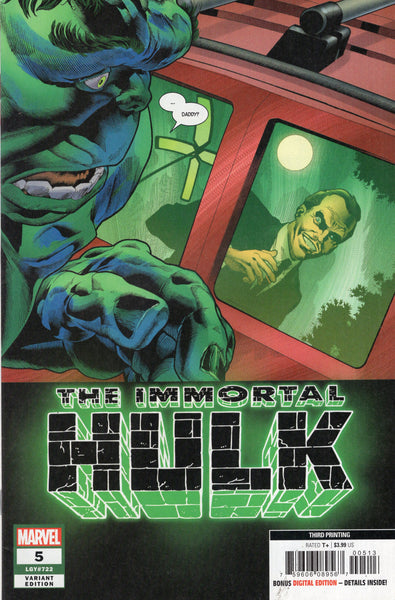 The Immortal Hulk #5 Third Print Variant VF