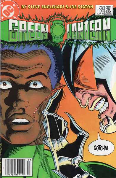 Green Lantern #190 John Stewart! News Stand Variant FN