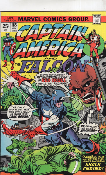 Captain America #185 The Red Skull Triumphant! FVF