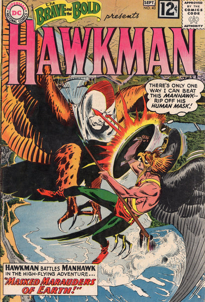 Brave And The Bold #43 Early App. Hawkman! HTF Early Silver Age Key VGFN