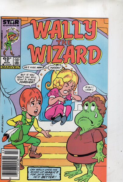 Wally The Wizard #12 HTF Star Comics News Stand Variant FVF