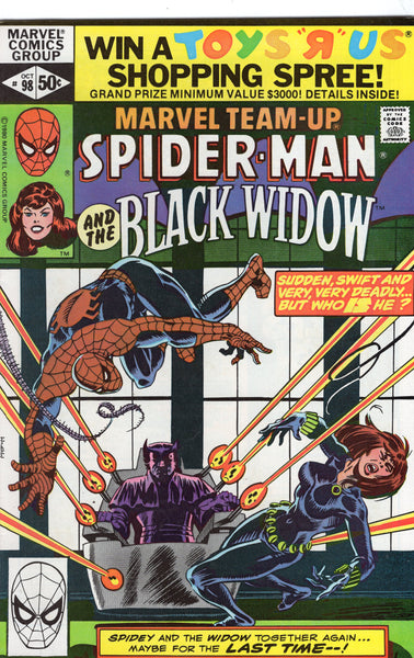 Marvel Team-Up #98 Spidey And The Black Widow! VF+