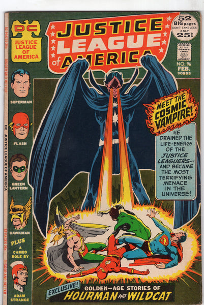 Justice League "Meet The Cosmic Vampire!" Bronze Age Giant FN