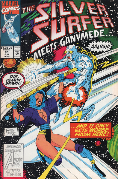 Silver Surfer #81 1st Appearance Of Tyrant (TV or Movie, you tell me/) FN