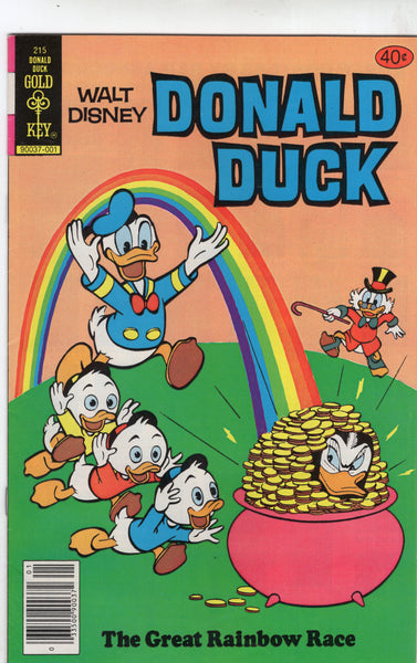 Walt Disney Donald Duck #215 The Great Rainbow Race! FVF