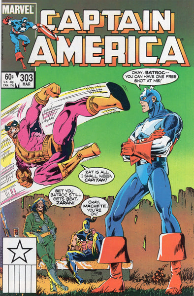 Captain America #303 Batroc Zucks It! VF