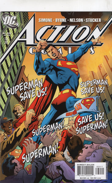 Action Comics #830 Superman, Save Us!" VF