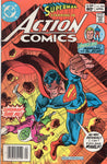 Action Comics #530 Superman Aquaman & The Atom! News Stand Variant FN