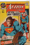 Action Comics #400 "Man Or Beast!" Anniversary Issue! Bronze Age Neal Adams Cover VG