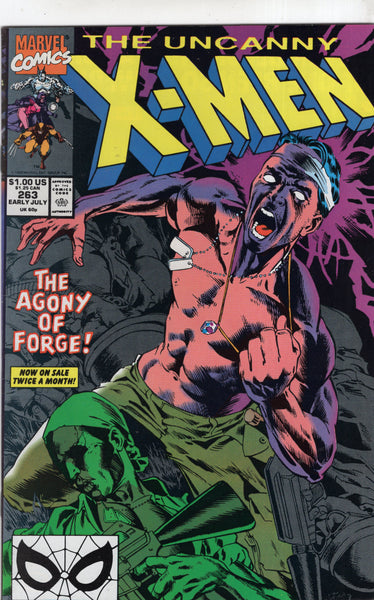 Uncanny X-Men #263 The Agony Of Forge! VF