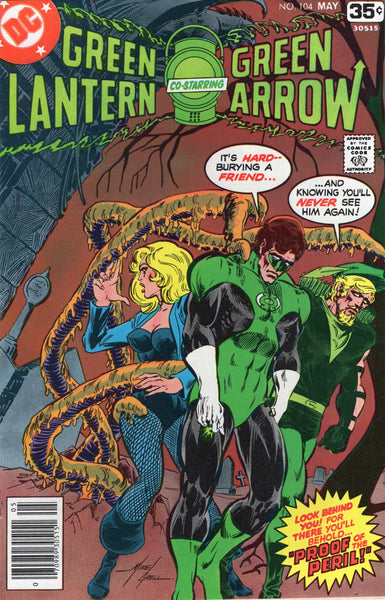 Green Lantern / Green Arrow #104 Itty Bites The Dust... Bronze Age VF-