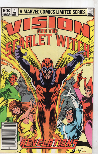 Vision And The Scarlet Witch #4 1982 Mini-Series News Stand Variant VGFN