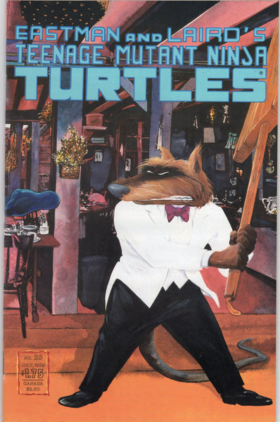 Teenage Mutant Ninja Turtles #23 Way Back In... Mirage Studios Black And White FVF