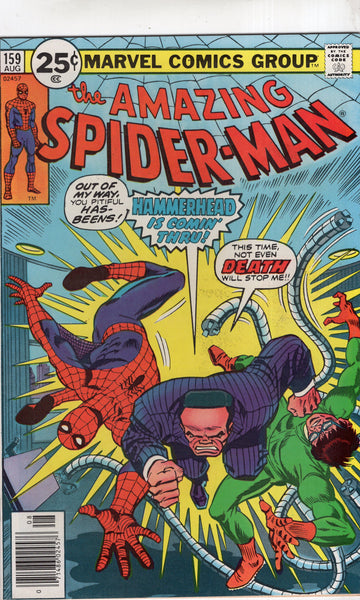 Amazing Spider-Man #159 Hammerhead Is Coming Through! Bronze Age Andru Art Classic FVF