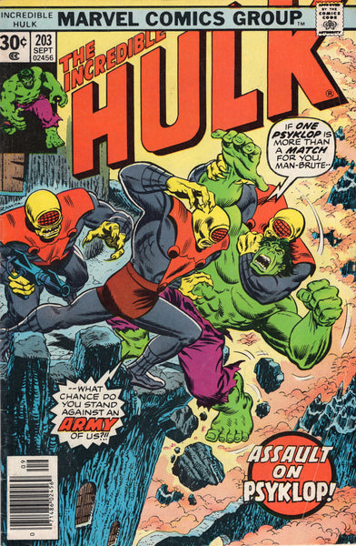 Incredible Hulk #203 Assault On Psyklop Bronze Age VGFN