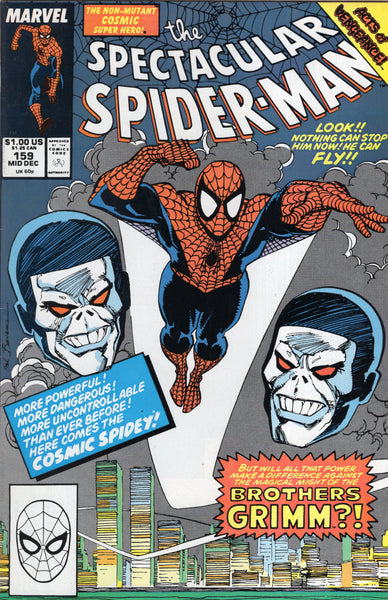 Spectacular Spider-Man #159 Cosmic Powers! FVF