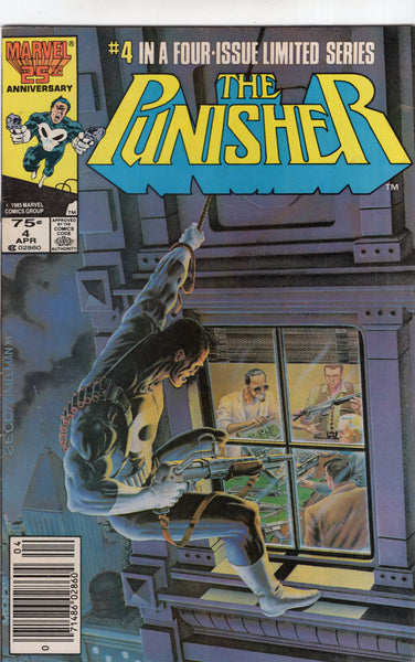 Punisher Limited Series #4 Zeck Art  News Stand Variant VG