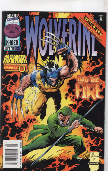Wolverine #105 Into The Fire! News Stand Variant FVF