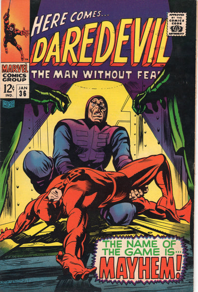 Daredevil #36 The Name Of The Game Is Mayhem! Silver Age Key FF & Dr. Doom FVF